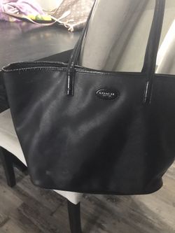 Authentic Black Coach Bag- Great Condition