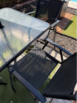 Patio table and chair only