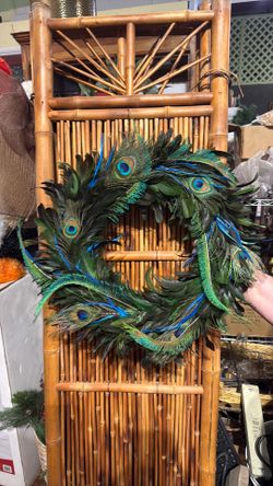Peacock wreath