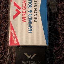 WIREGEAR Punch Tool Set Steel Punch - Hammer - Bench Block