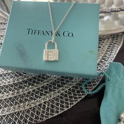 Tiffany & Co Padlock Necklace 