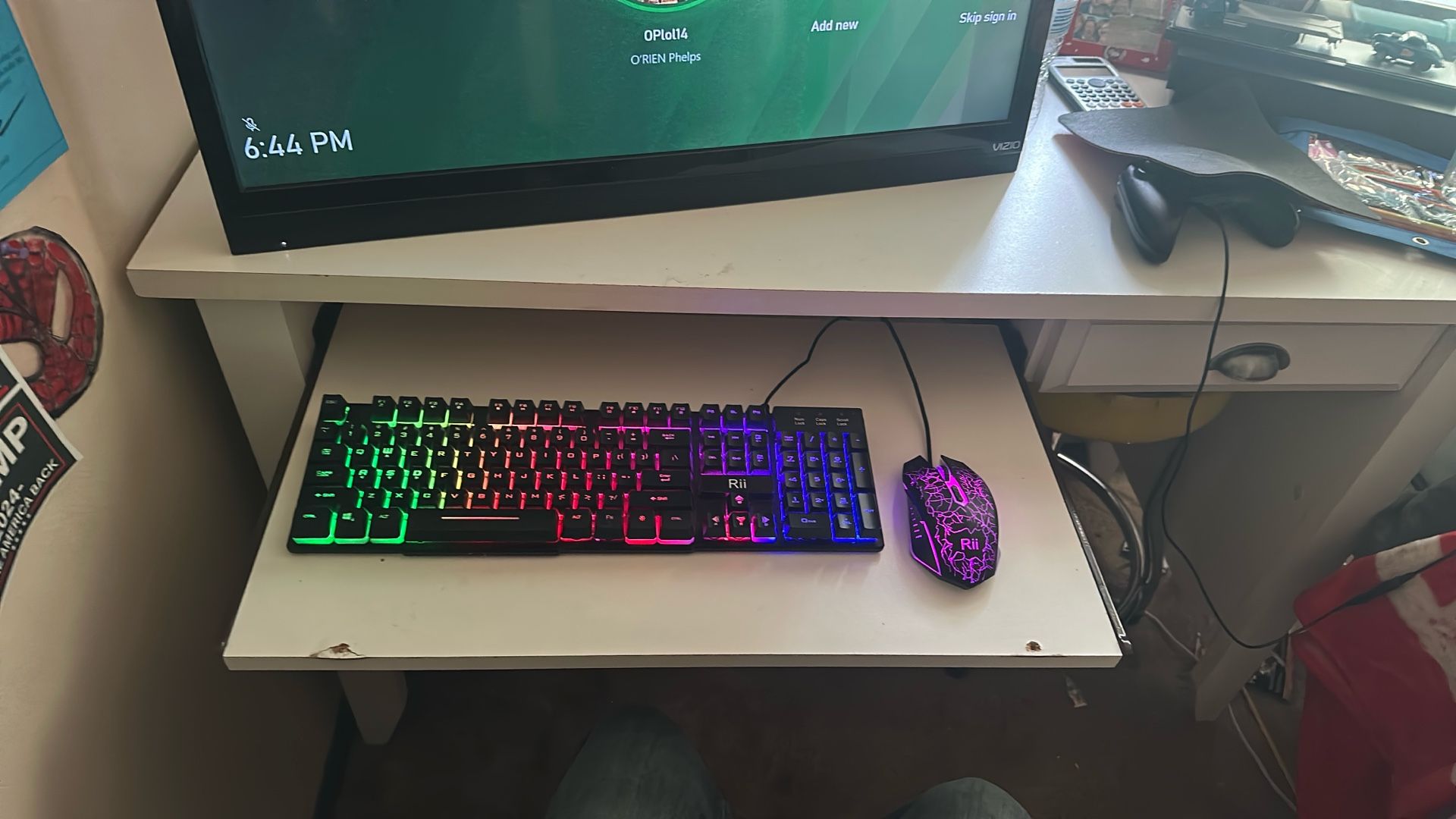 Keyboard and mouse