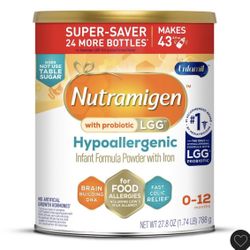 FREE-Nutramigen Formula Unopened Exp 4/2026