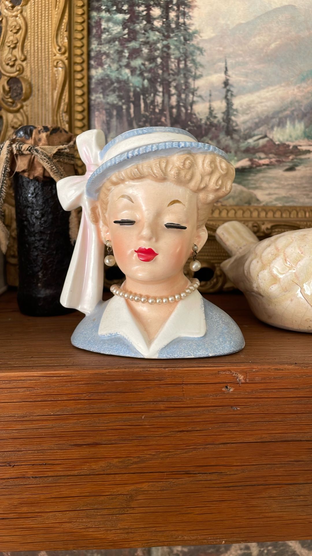 1958 Napco Ladies Head Vase