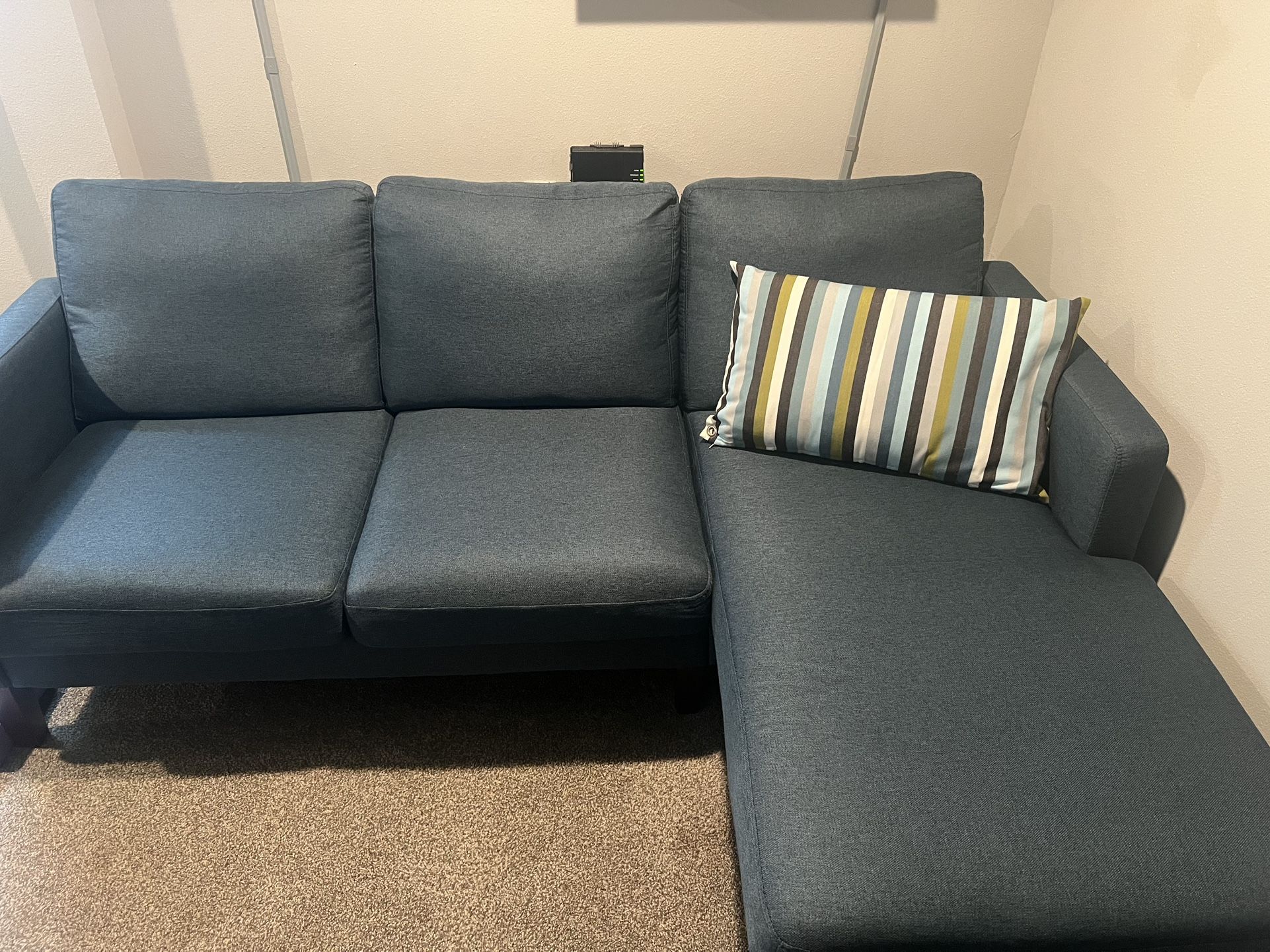 Couch with Chaise Lounge