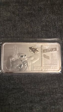 Silver Bar #SilverSqueeze Commemorative 10 Oz .999