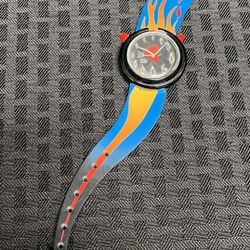 NEW - Swatch Pop Hot Stuff PMB103 Devil Halloween Watch