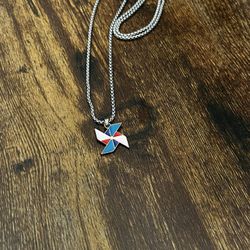 Pinwheel Pendant Chain