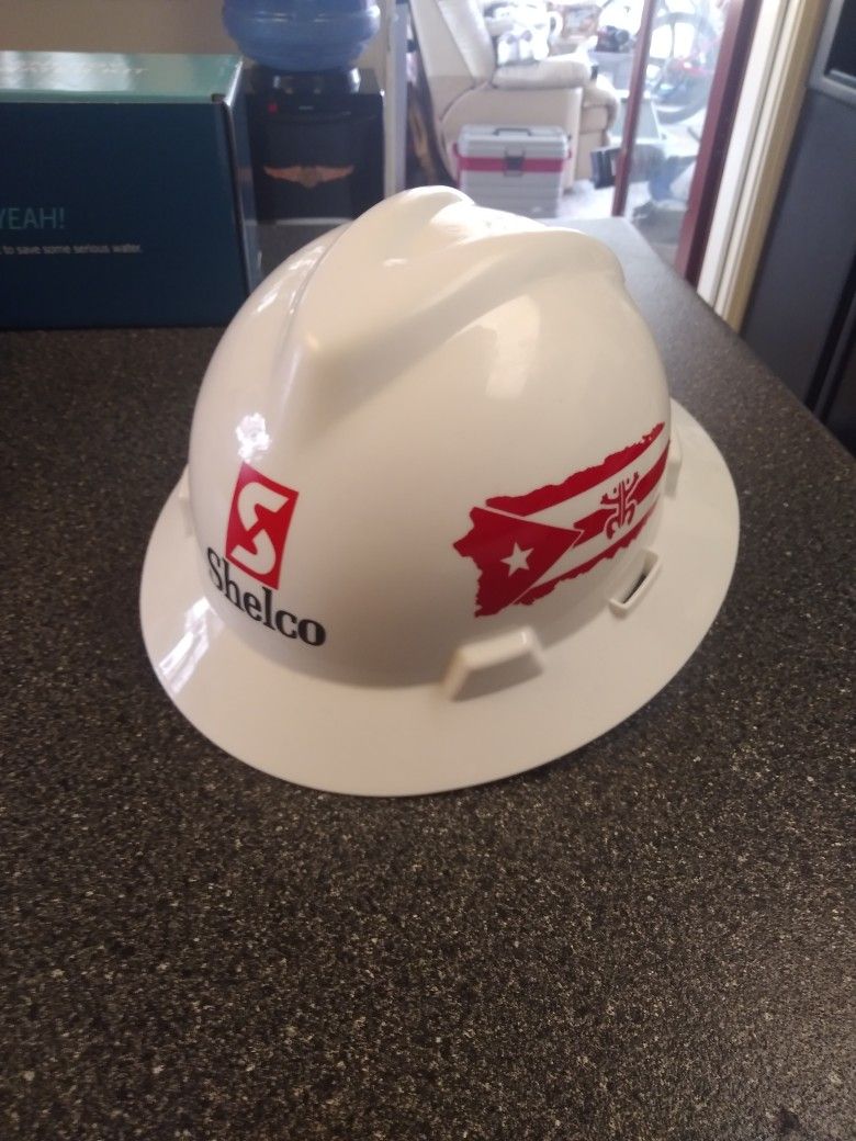BRAND NEW SHELCO HARD HAT. NEVER USED