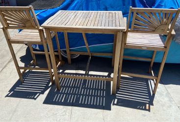 Patio table set