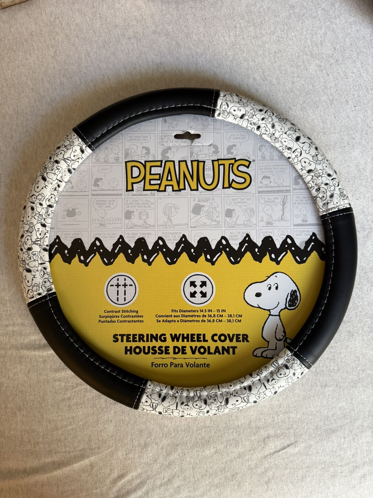 Snoopy Steering Wheel Cover