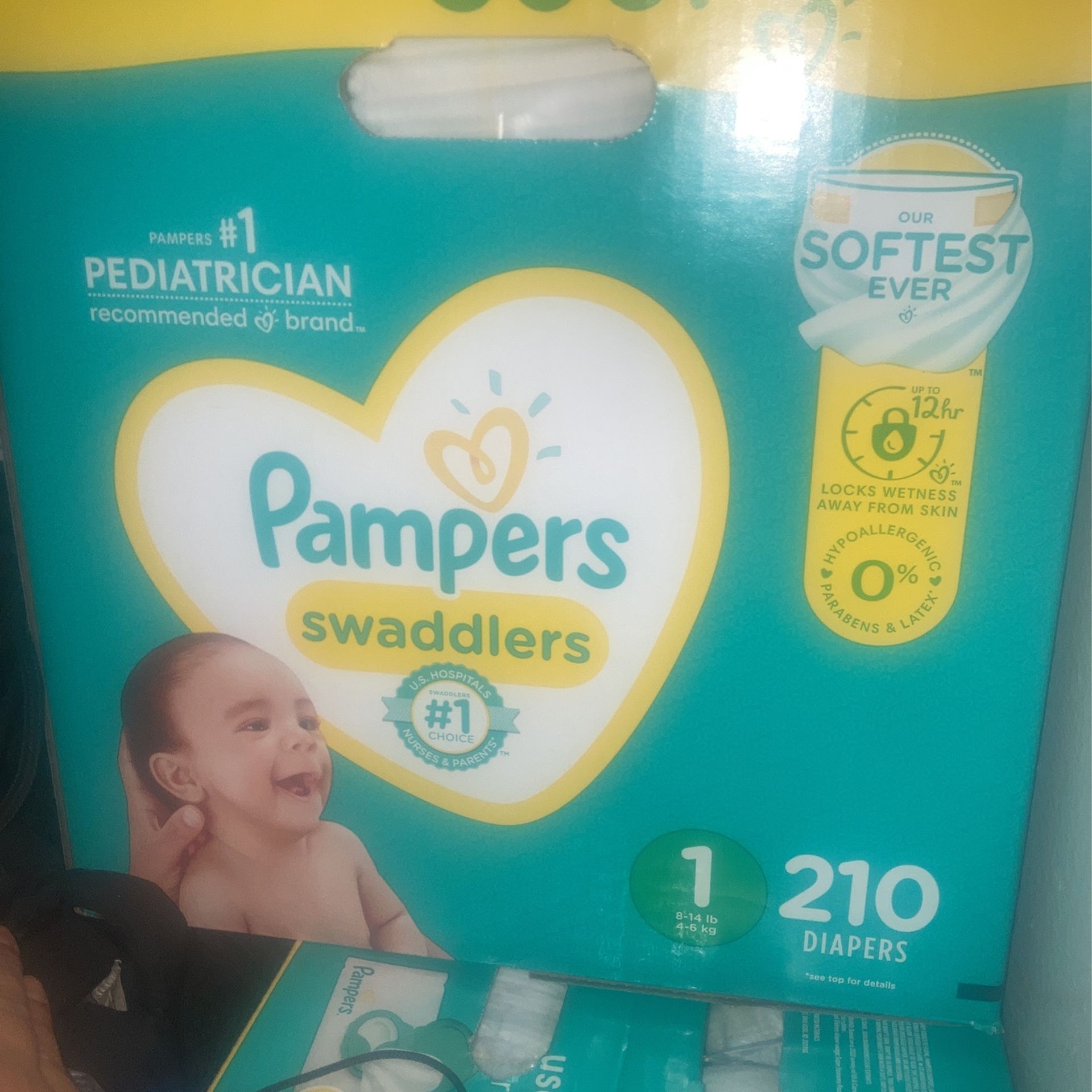 Brand New In Box Pampers Size 1 Diapers