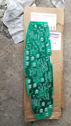 Mopar instrument cluster board