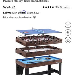 Multi Game Table 