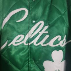 Celtics Boston Bomber Vintage Jacket Size XL 