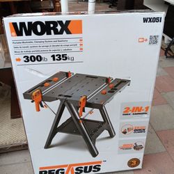 WORX Pegasus Folding Work Table And Sawhorse $100 OBO
