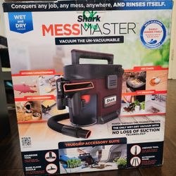 Shark Mess Master wet and dry vacuum  Brand New
