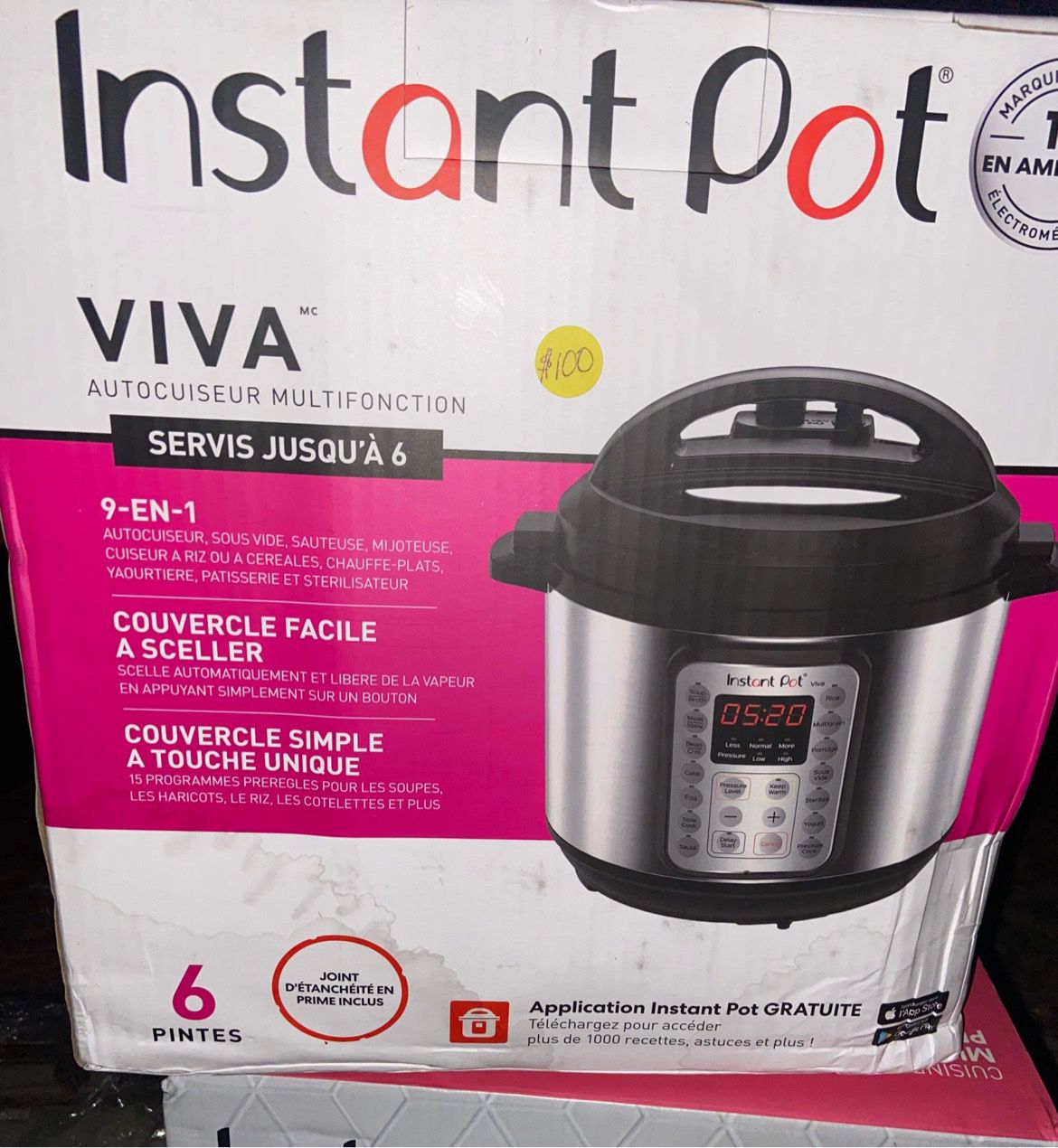 Instant Pot 6qt 9-in-1 Pressure Cooker