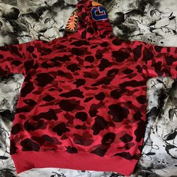 BAPE Color camo Shark Full Zip Hoodie