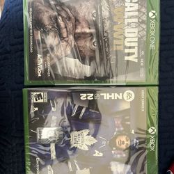 2 New Xbox oNE Games Never Opened 