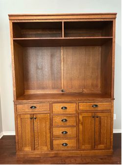 Amish built entertainment center
