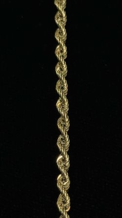 18K 7.2G 21.5 inch 3.1MM rope chain white gold