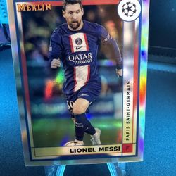 Lionel Messi Topps Merlin Chrom Refractor 