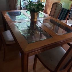 ** Sale Pending ** Dining Table No Chairs With China Cabinet Together
