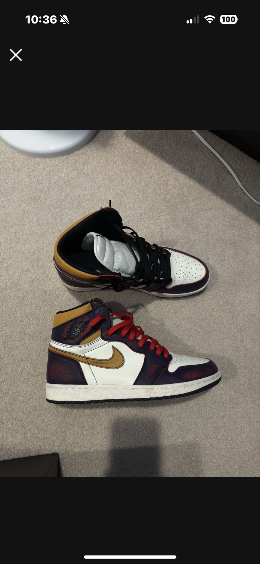 Nike Jordan 1 “LA to Chicago” Size 11