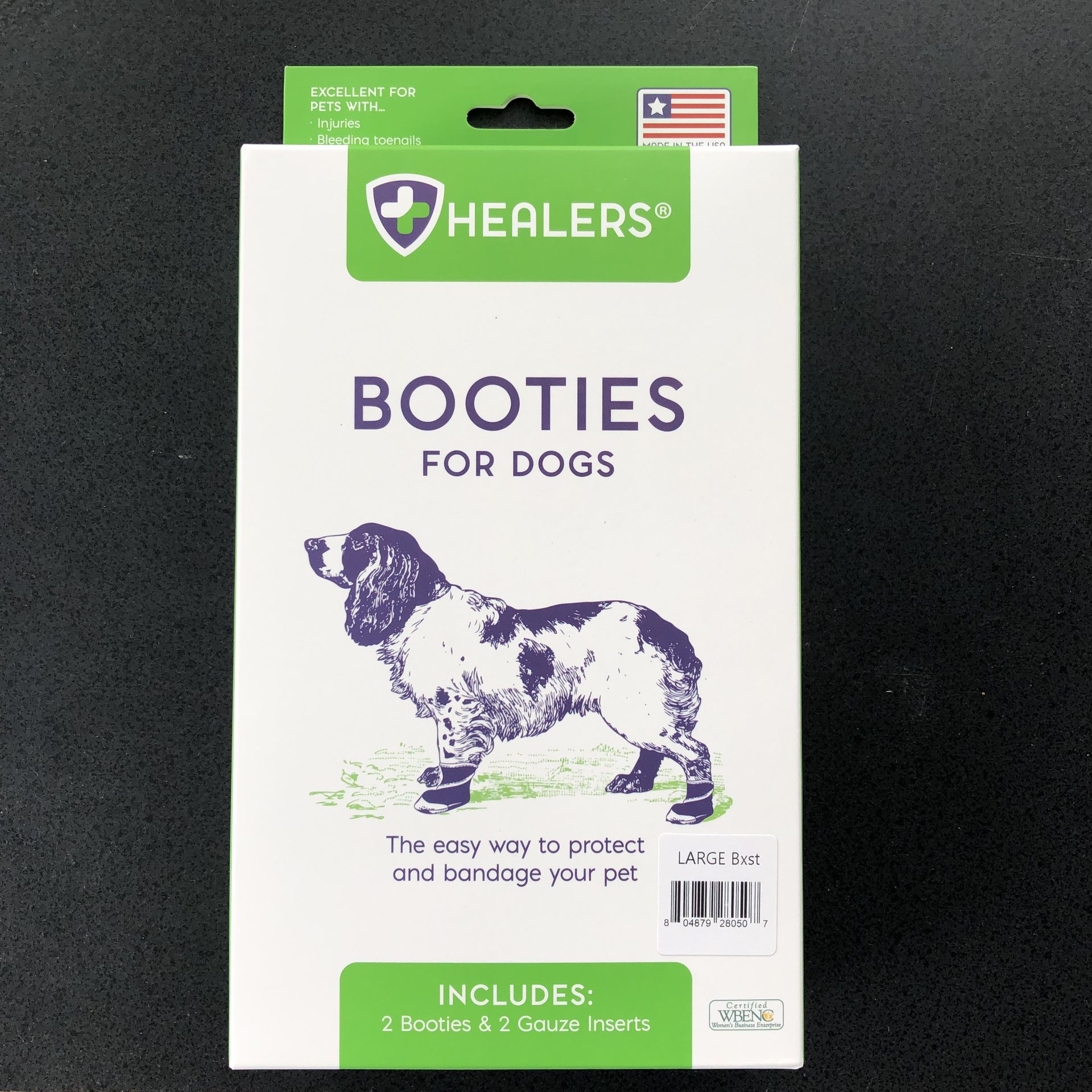Healers Booties and Gauze Inserts for Dogs