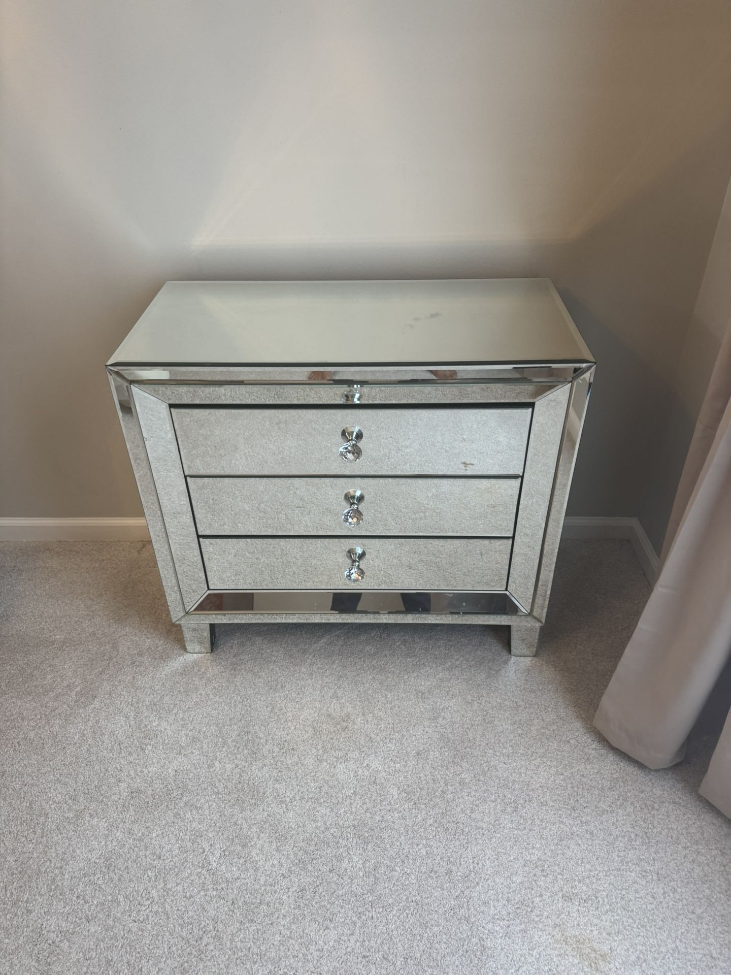 Mirrored Night Stand - 2 Available