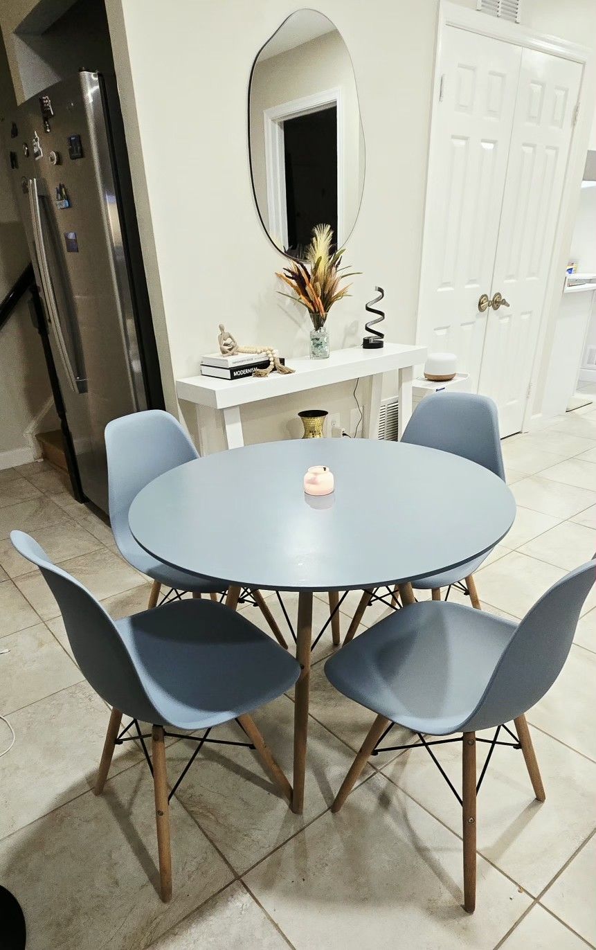 Dining Table Set With 4 Chairs