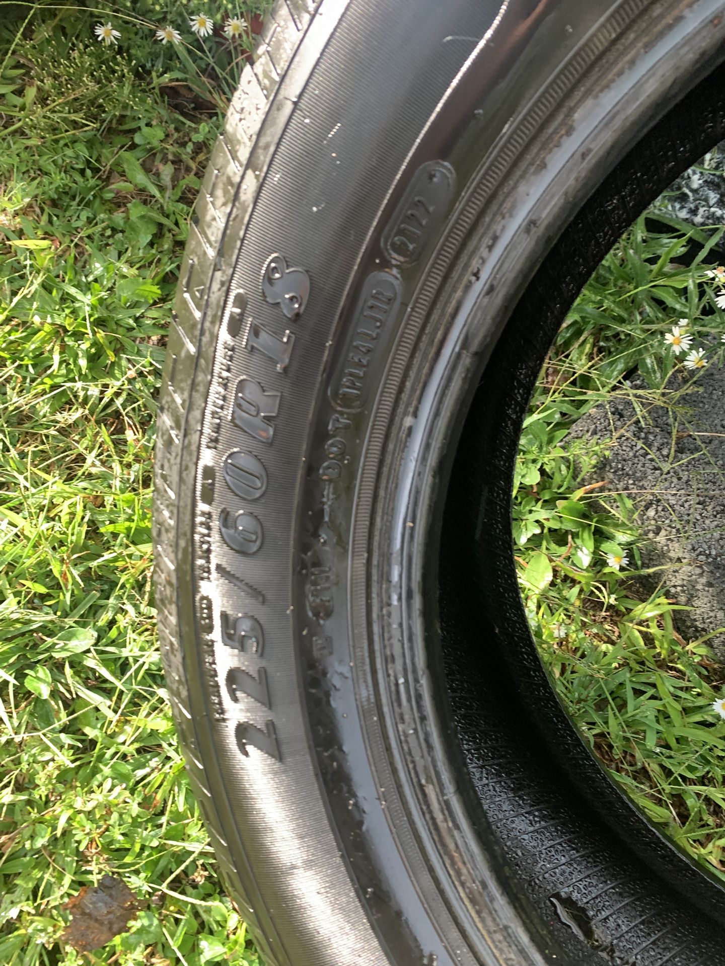 225/60 R18 Goodyear All season Tires
