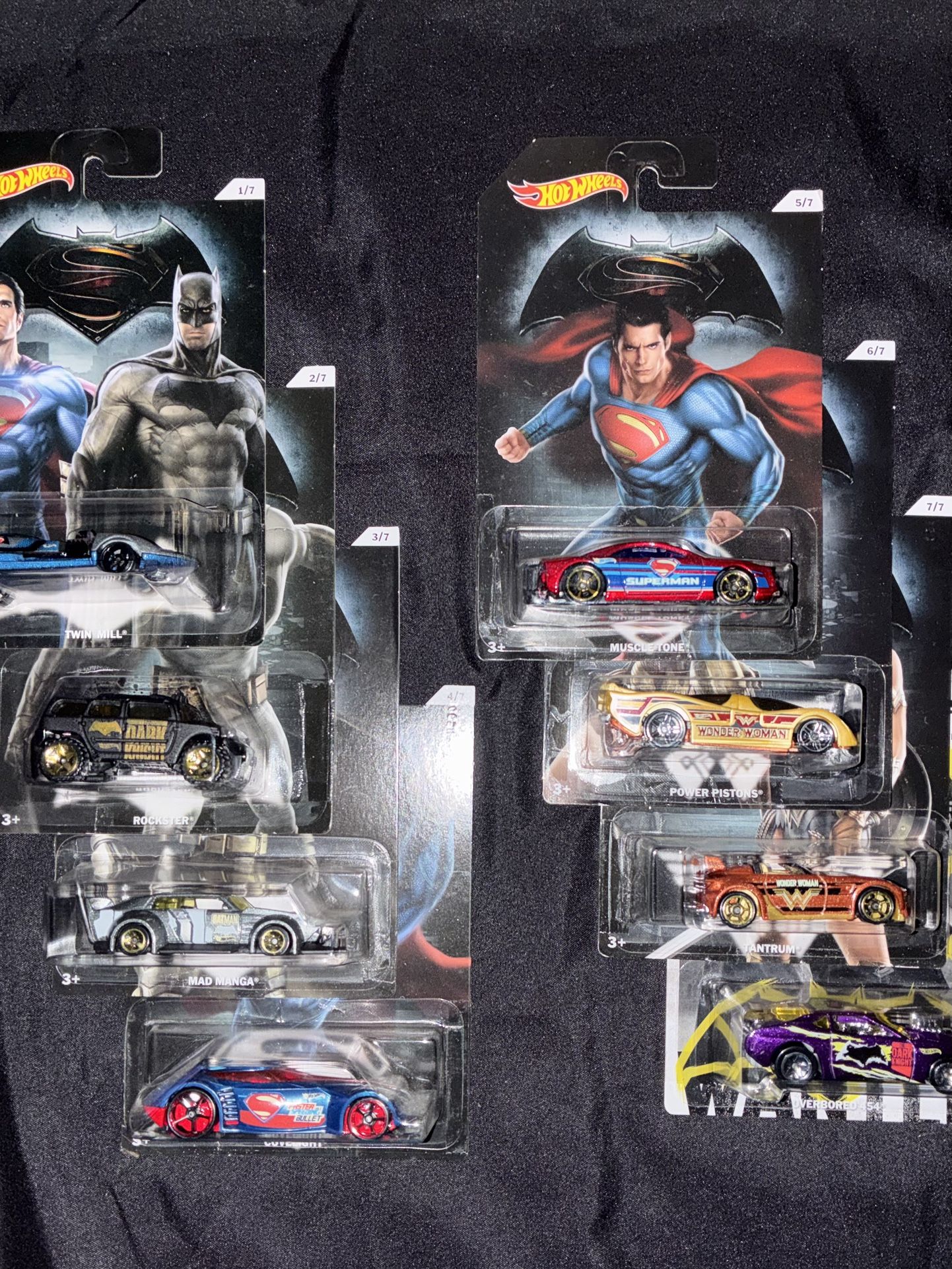 Complete Batman Set Hotwheels