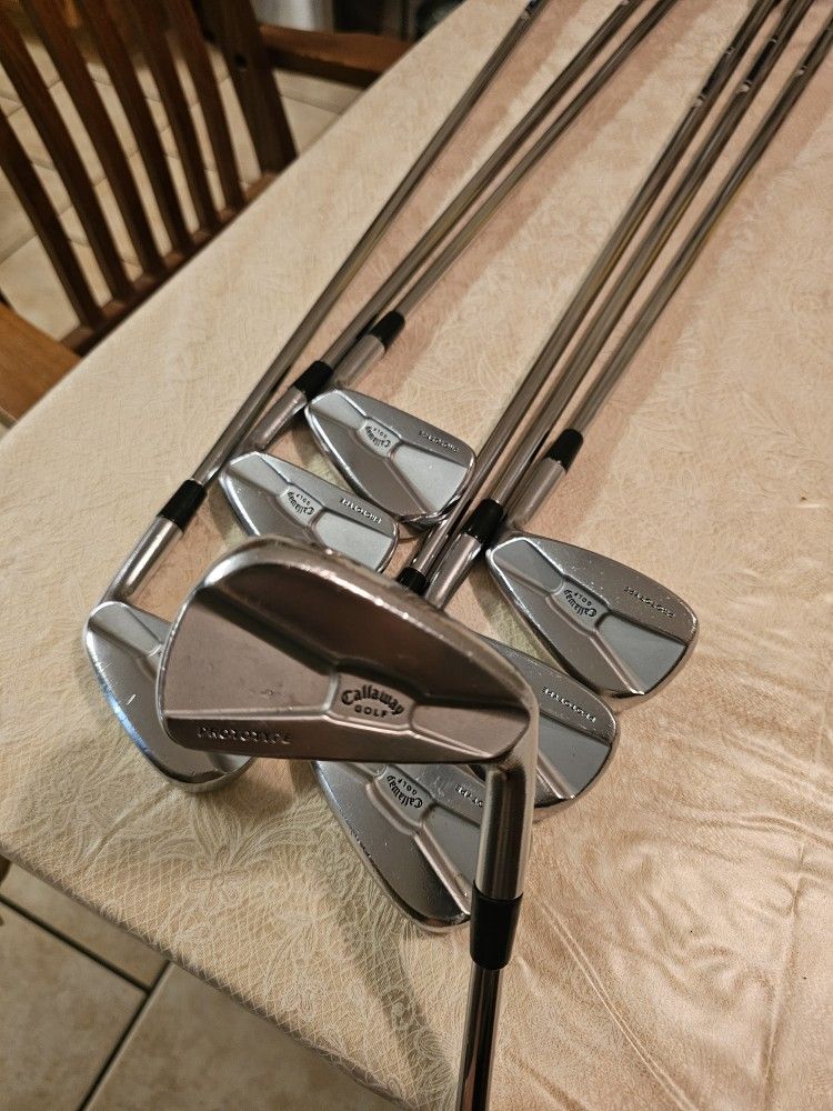 GOOD CONDITION! CALLAWAY TOUR AUTHENTIC X-PROTOTYPE FORGED GOLF CLUB IRON SET 