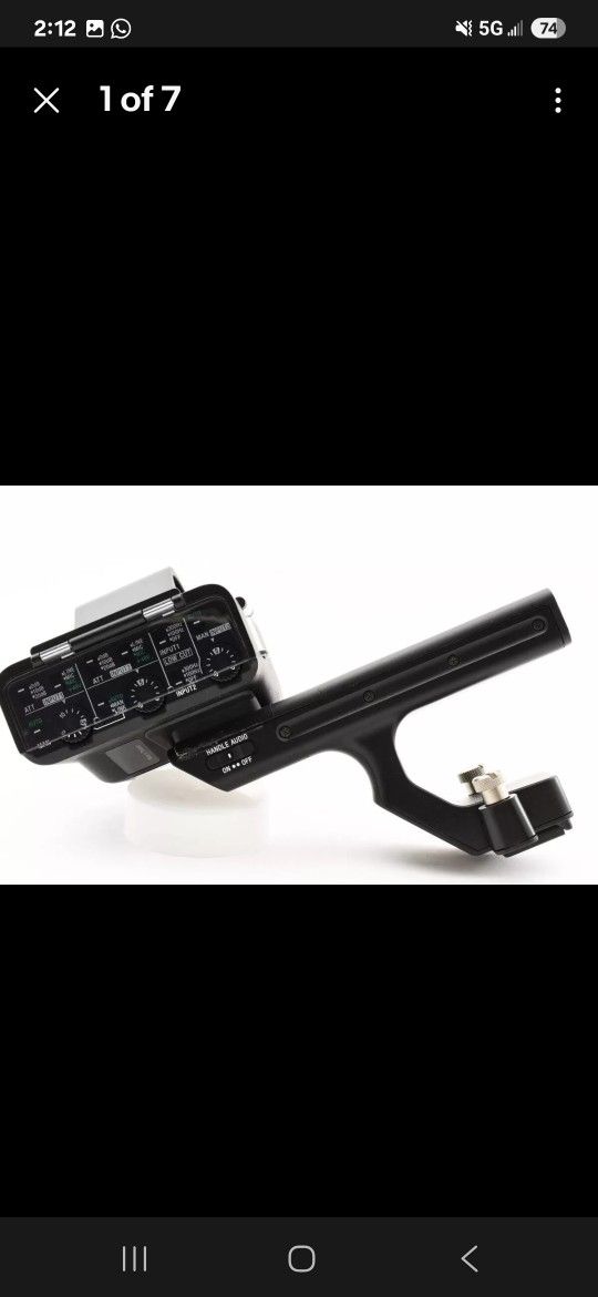 SONY XLR-H1 XLR XLRH1 Top Handle Microphone Holder for ILME FX3 ILME FX30