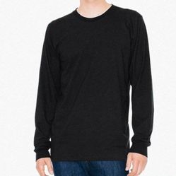American Apparel Unisex Fine Jersey Long Sleeve - Size Large