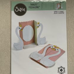 Sizzix Thinlits Die Set 663617 6pk Swan Fold-A-Long Card