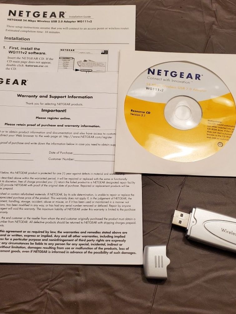 Net gear Wireless USB Adapter