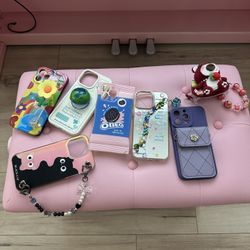 Iphone 14 pro max phone cases bundle with accessories 7 total items