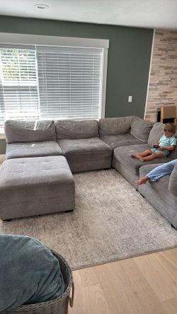 Sectional couch grey from Costco