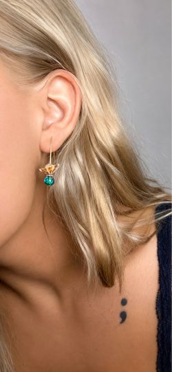Handmade shell earrings