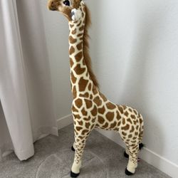 Pottery Barn Kids Giraffe Lifelike Plush Stuffed Animal