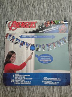 Avengers Birthday Banner/ Photo Props