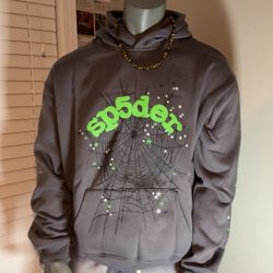 Green sp5der hoodie 