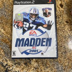 Madden NFL 2001 (Sony PlayStation 2 PS2, 2000) 
