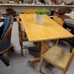 Table And 4 Chairs 