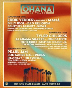 Ohana 3 day wristbands