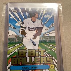 2026 Topps 8 Bit Ballers Insert #8B-7 Shohei Ohtani