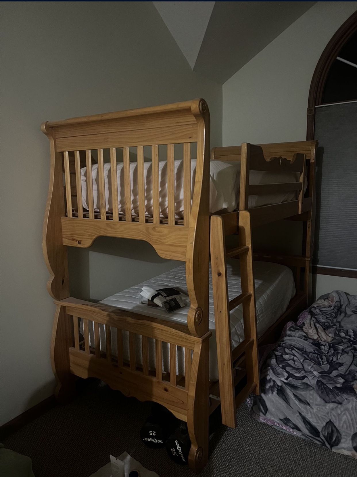 Twin Bunk Beds(Could be split into 2 twin size)